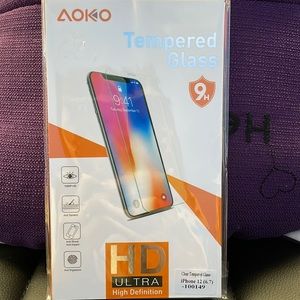 iPhone 12(6.7) clear tempered glass screen protector